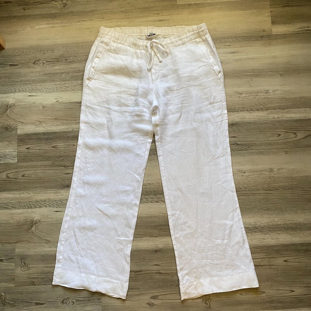James Perse	Drawstring Linen Pants